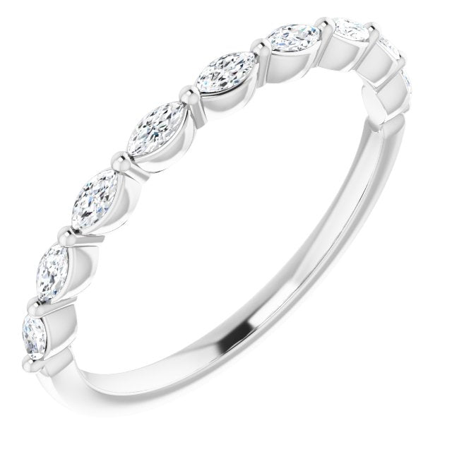 14K White 1/4 CTW Diamond Anniversary Band