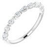 14K White 1/4 CTW Diamond Anniversary Band