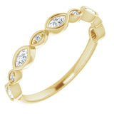 14K Yellow 1/4 CTW Diamond Anniversary Band