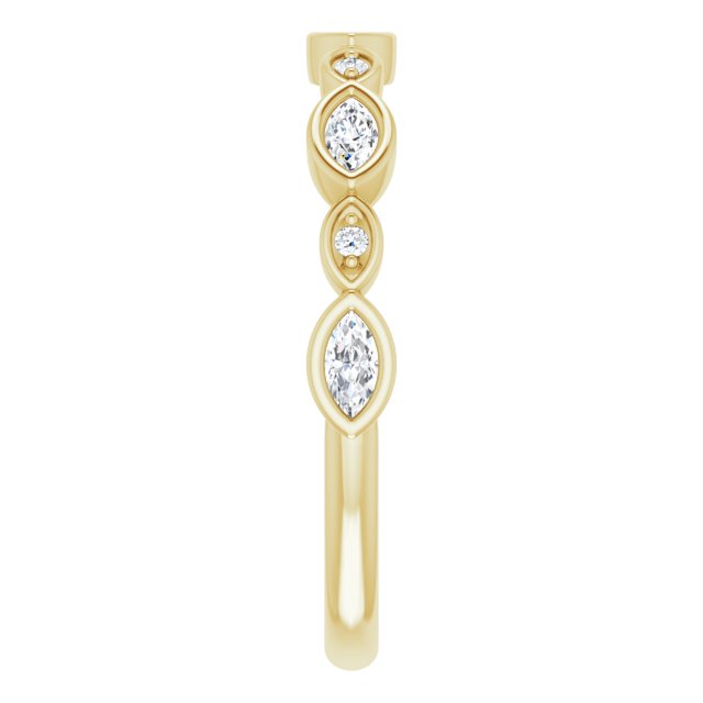 14K Yellow 1/4 CTW Diamond Anniversary Band