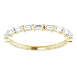 14K Yellow 1/5 CTW Diamond Anniversary Band