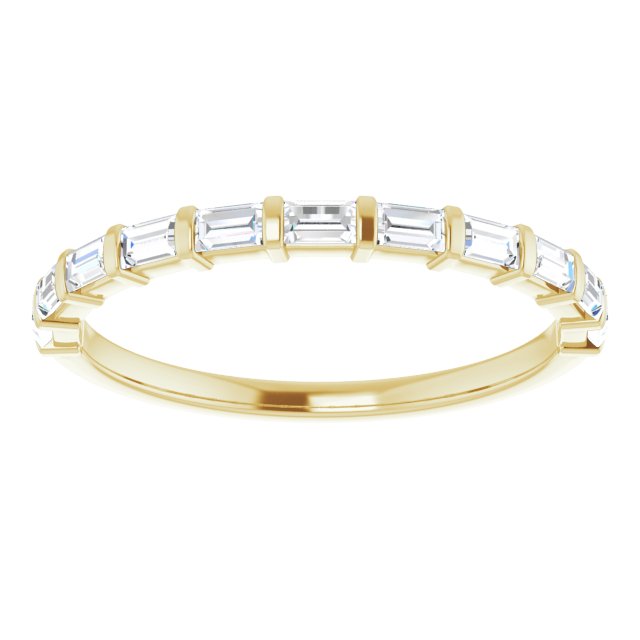 14K Yellow 1/5 CTW Diamond Anniversary Band