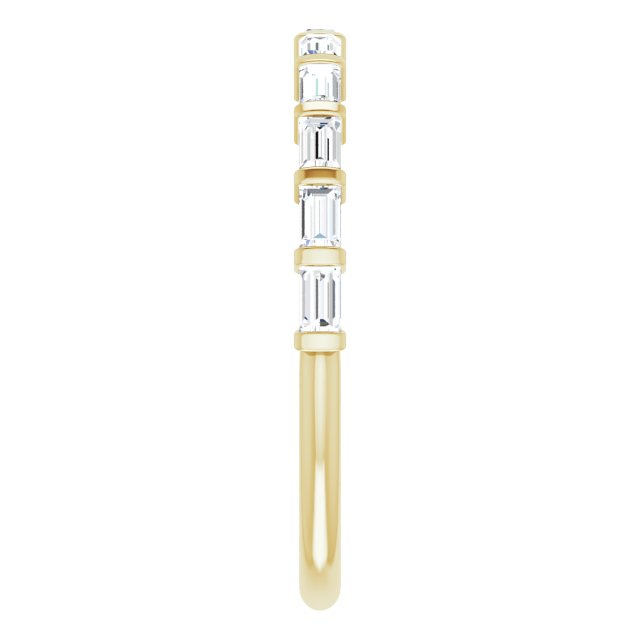 14K Yellow 1/5 CTW Diamond Anniversary Band