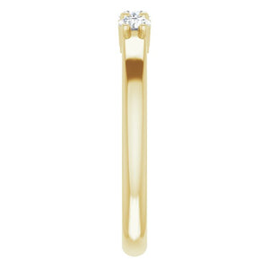 14K Yellow 1/3 CTW Diamond Anniversary Band