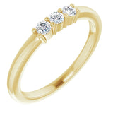 14K Yellow 1/5 CTW Diamond Anniversary Band