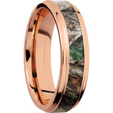 Lashbrook 14k Rose Gold 6mm Men's Wedding Band