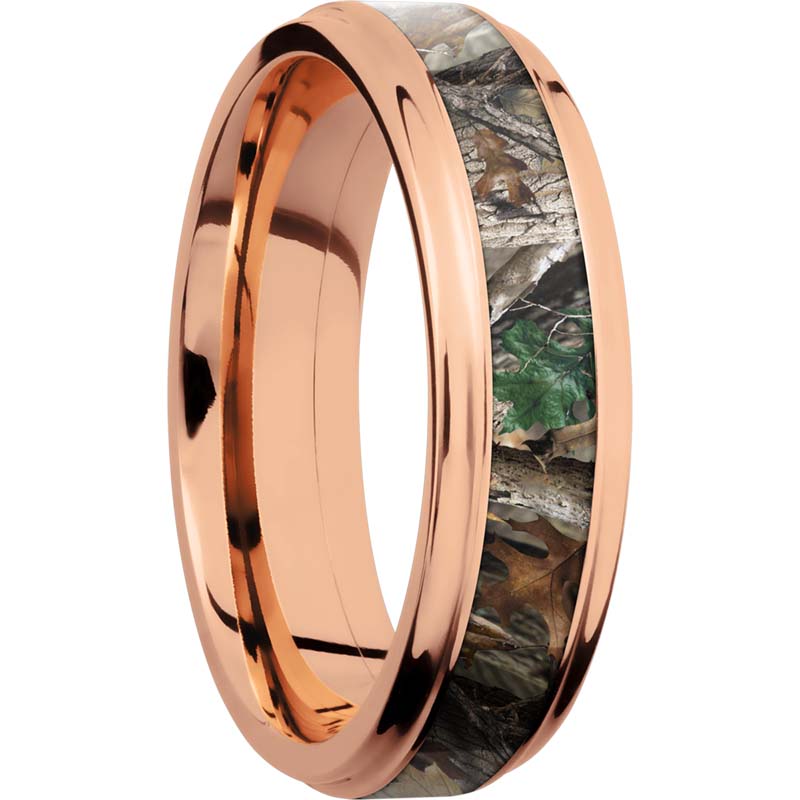 Lashbrook 14k Rose Gold 6mm Men's Wedding Band