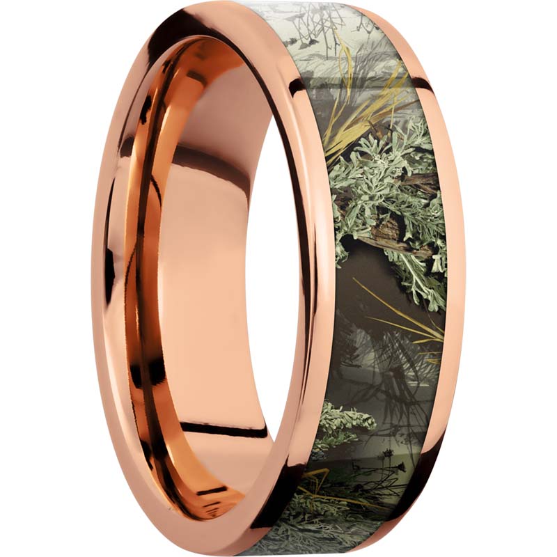 Lashbrook 14k Rose Gold 7mm Men's Wedding Band