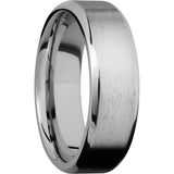 Lashbrook 14k White Gold 7mm Men's Wedding Band