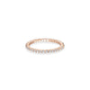 Swarovski Vittore Ring, White, Rose-gold tone plated