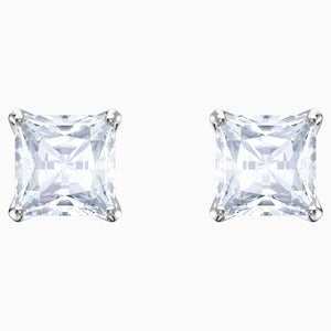 Swarovski Silver Tone Crystal Earrings