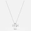 Swarovski Attract Cluster Pendant, White, Rhodium Plated