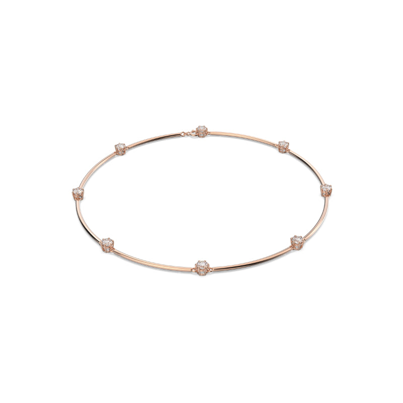 Swarovski Constella Bangle Rose Gold-tone Plated Bracelet