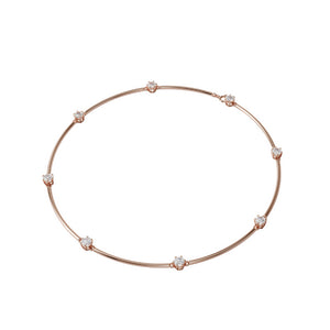 Swarovski Constella Bangle Rose Gold-tone Plated Bracelet