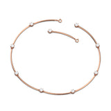 Swarovski Constella Bangle Rose Gold-tone Plated Bracelet