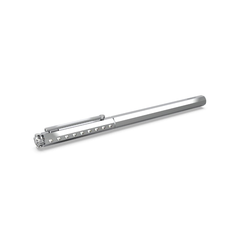 Swarovski Ballpoint Pen, Classic, Silver-Tone, Chrome Plated