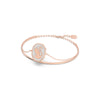 Swarovski Signum Bangle, Swan, White, Rose Gold-Tone Plated