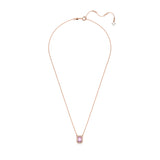 Swarovski Millenia Necklace, Octagon Cut, Purple, Rose Gold-Tone Plated