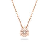 Swarovski Millenia Necklace, Trilliant Cut, White, Rose Gold-Tone Plated