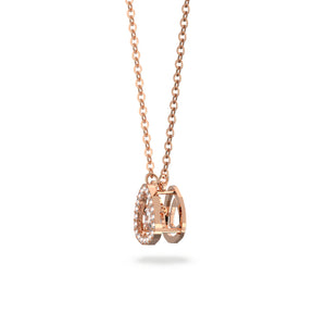 Swarovski Millenia Necklace, Trilliant Cut, White, Rose Gold-Tone Plated