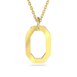 Swarovski Dextera Pendant, Octagon Shape, White, Gold-Tone Plated