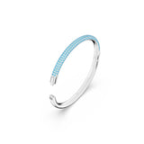 Swarovski Stone Bangle, Blue, Stainless Steel