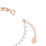 Swarovski Stella Bracelet, Pave, Star, White, Rose Gold-Tone Plated