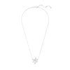 Swarovski Volta Necklace, Bow, Small, White, Rhodium Plated