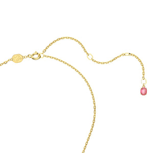 Swarovski Florere Necklace, Flower, Pink, Gold-Tone Plated