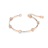 Swarovski Constella Bangle, Round Cut, White, Rose Gold-Tone Plated