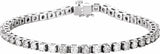 14K White 4 3/4 CTW Diamond Line 7 Bracelet