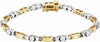 14K Yellow & White 1 3/4 CTW Diamond Line Bracelet