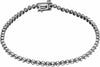 14K White 1 CTW Diamond Line Bracelet