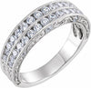 14K White 3/4 CTW Diamond Anniversary Band