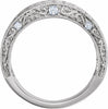 14K White 3/4 CTW Diamond Anniversary Band