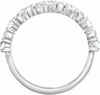 14K White 1 1/8 CTW Diamond Anniversary Band