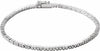 14K White 1 CTW Diamond Line 7 Bracelet