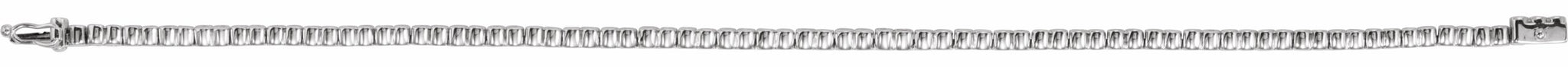 14K White 2 CTW Diamond Line 7 Bracelet