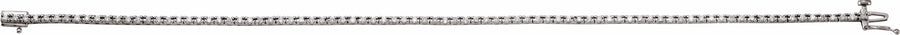 14K White 7/8 CTW Diamond Line 7 1/4 Bracelet