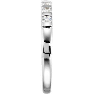 14K White 1/5 CTW Diamond Anniversary Ring