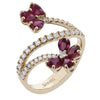 Simon G Fashion Color Ring In 18K Gold With Diamonds (Rose)