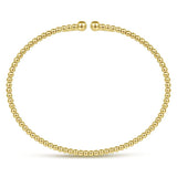 Gabriel & Co. 14k Yellow Gold Bujukan Bangle Bracelet