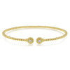 Gabriel & Co. 14k Yellow Gold Bujukan Diamond Bangle Bracelet