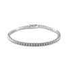 Lab Grown Jewelry 14K White Diamond Bracelet
