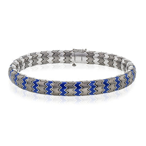 Simon G Men Gent Bracelet In 14K Gold (White)