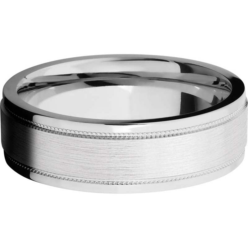 Lashbrook Cobalt Chrome 7mm Men's Wedding Band