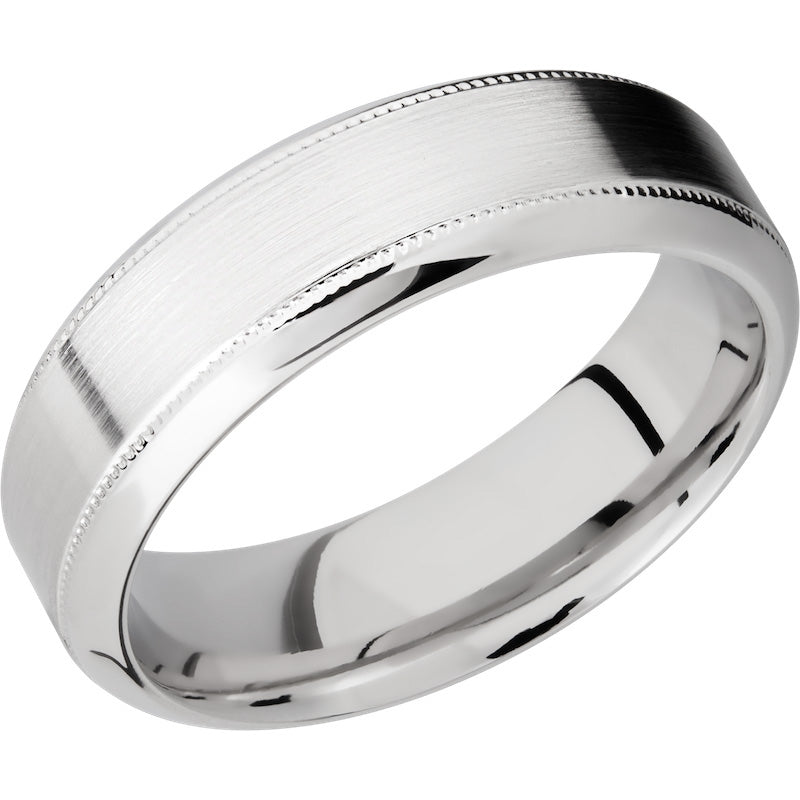 Lashbrook Cobalt Chrome 7mm Men's Wedding Band