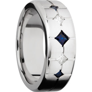 Lashbrook Cobalt Chrome 8mm Men's Wedding Band