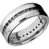 Lashbrook Cobalt Chrome 8mm Men's Wedding Band