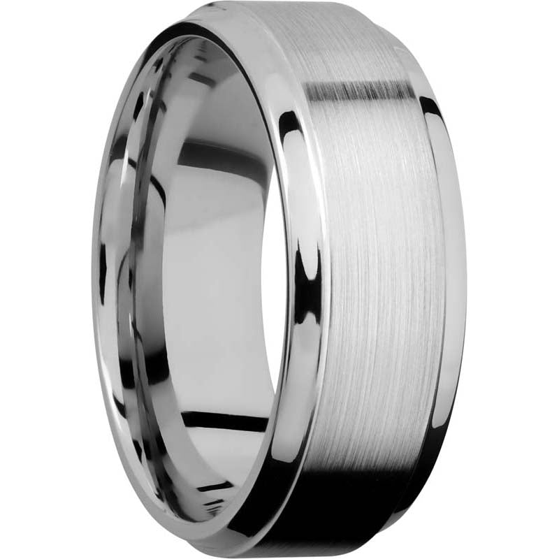 Lashbrook Cobalt Chrome 8mm Men's Wedding Band